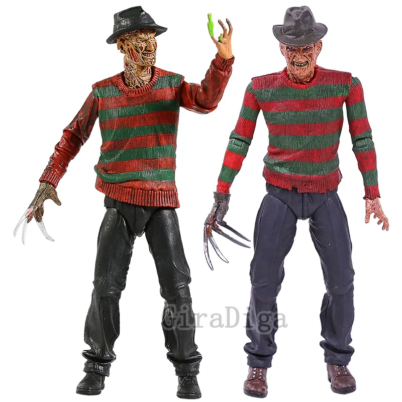 NECA Freddy Krueger 7&#39;&#39; Action Figure Collectible Model Toy - £19.81 GBP+