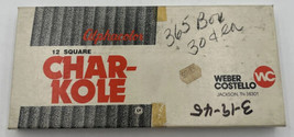 Vintage Weber Costello Alphacolor Char-Kole Charcoal Sticks USED U59 - £7.98 GBP