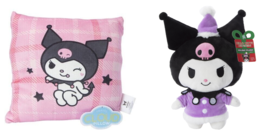 Hello Kitty Kuromi Christmas 11&quot; Plush + Pillow Collection Sanrio New W Tags - £23.77 GBP