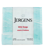 (4 pack) Jergens Mild Soap / 3.5 oz each - £20.69 GBP