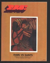 Los Angeles Rams vs New Orleans Saints  Football Game Program-12/6/1970- LA C... - £55.67 GBP