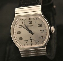 Restored Pobeda 1980&#39;S USSR, men&#39;s ZIM serviced TV dial 15 jewel wristwatch - £99.22 GBP
