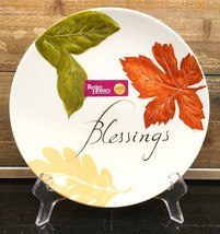 Blessings Better Homes &amp; Gardens Heritage Collection Harvest Fall Autumn Plate - £13.33 GBP