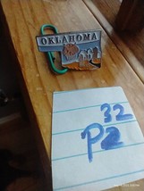 State pins Oklahoma  Metal Hat tac push on Pin pins - $4.99