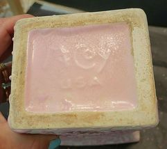 VINTGE MCCOY POTTERY PINK SPLATTER VASE image 4