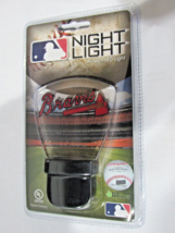 MLB Atlanta Braves Name Logo Hi-Tech LED Night Light by Authentic Street... - £17.23 GBP