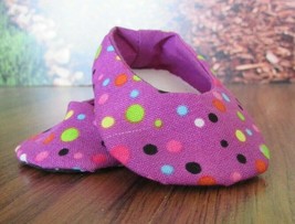 handmade plain jane shoes polka dot Doll Clothes for 18&quot; American Girl/ 18&quot; doll - £5.75 GBP