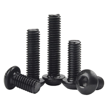 125PCS Black Grade 10.9 Alloy Steel Hex Socket Cap Screw Set, M3 Sizes - $138.31 MXN