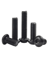 125PCS Black Grade 10.9 Alloy Steel Hex Socket Cap Screw Set, M3 Sizes - $7.57