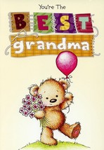 You&#39;re The Best Grandma - Birthday Greeting Card - 01391 - £2.18 GBP