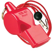 Red Fox 40 Pearl Whistle Official Coach Safety Alert Rescue Free Lanyard - £6.82 GBP