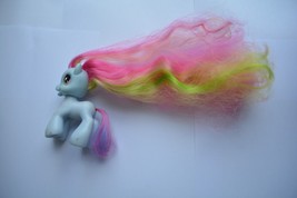 My Little Pony G3 2008 MLP Rare Super Long Hair DIRty about 4&quot; Rainbow Dash Used - £11.88 GBP