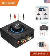 Effortless Pairing Bluetooth Receiver - 100ft RCA Adapter for TV &amp; Speakers - $42.00