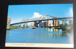1979 Chicago Skyway Calumet River Postcard Aero Illinois IL -- 4&quot; x 6&quot; - $9.49