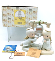 Precious Moments “Ring Those Christmas Bells” 1992 Figurine #525898 - £15.94 GBP