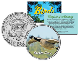 CANADA GOOSE ** Collectible Birds ** JFK Kennedy Half Dollar Colorized U... - £6.71 GBP