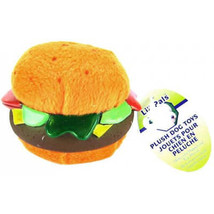 Lil Pals Plush Hamburger Dog Toy for Puppies and Toy Breeds - £3.08 GBP+