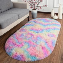 Fluffy Rugs for Bedroom Shag Cute Area Rug for Girls and Kids Baby Room Home Dec - £37.88 GBP