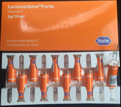 1 Box Roche Laroscorbine Vitamin C Free Express Shipping To USA - $120.00