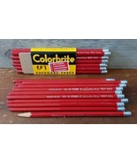 Eberhard Faber Colorbrite Colored Pencils Medium Red 2126 Vintage 36pc - $46.56