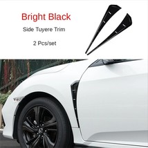 Suitable   tenth generation modified  fake tuyere decoration car stickers black  - £119.40 GBP