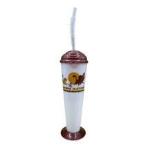 Disney World Simba Plastic Souvenir Cup with Straw Hakuna Matata Lion King - £10.11 GBP
