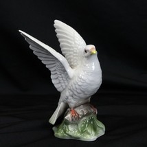 Arnart White Dove 2585 Fine China Figurine 6&quot; Tall Vintage Made in Japan - £12.10 GBP