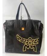 MCM  Leather large tote shopper bag -Blk/Gold - €257,50 EUR