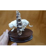 COU-6 Cougar panther shed ANTLER figurine Bali detailed love cougars big... - $114.99