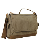 Vagarant Traveler 15 in. Casual Style Canvas Laptop Messenger Bag C31.KG - $918.54 MXN