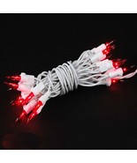 Red White Wire Mini Lights 20 Light 8.5 Ft - $239.33 MXN