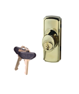Andersen Newbury Gliding Patio Key Lock + 2 Keys - Left Hand - Bright Brass - $3,319.56 MXN