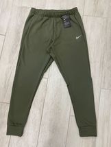 NWT Nike Men&#39;s Dri-Fit Tight Fit Jogger Pant Color Olive Green Size S - XXL - £43.95 GBP