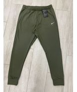 NWT Nike Men&#39;s Dri-Fit Tight Fit Jogger Pant Color Olive Green Size S,M - $54.99