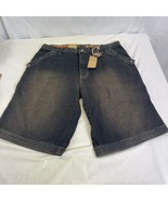 ESMX Jeans Shorts Y2K Baggy Style Men’s 38 Denim New Old Stock with Tags - $49.23 CAD