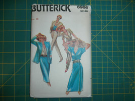 Butterick 6906 Size 12 14 16 Misses' Top Jacket Skirt Pants - $12.86
