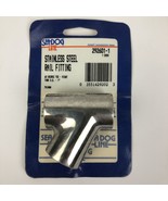 NOS Sea Dog 292601-1 Stainless Steel 60° Degree Right 3 Way 1&quot; Rail Tee ... - $25.79 CAD