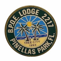 Pinellas Park Florida Elks 2217 BPOE Benevolent Protective Order Enamel Hat Pin - £6.21 GBP