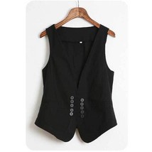 MS spring new Korean all-match Contracted wind slim suit vest vest / small vest  - £51.74 GBP