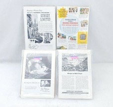 6 Railroad Ads From 1947-1954 - £15.57 GBP
