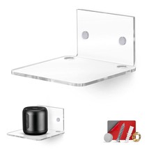 4.5&quot; Small Baby Monitors &amp; Speaker Wall Mount Shelf, Adhesive &amp; Screw in, Also f - £23.44 GBP