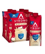 16 Bottles Atkins Strong High Protein Shake,*07/25&amp;09/25*Vanilla, 30g Pr... - $31.49 CAD