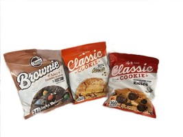 Classic Cookie Variety 12 Pack Brownie M&amp;M, Peanut Butter and Chocolate Chip - £15.48 GBP