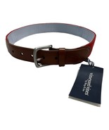 Vineyard Vines Belt  Mens 30 Emb Icon Canvas Club Jetty Red Fishing Ocea... - $24.36