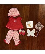 American Girl Bitty Baby 2004 Heart to Heart Valentine Outfit Complete - £27.68 GBP