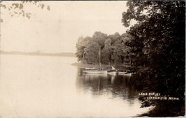 Litchfield Minnesota Scene on Lake Ripley Small Boats c1908 RPPC Postcard Z15 - £11.76 GBP