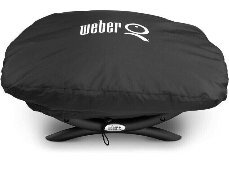 Weber 7110 Grill Cover for Q 100 & 1000 Series Gas Grills NEW in Box BBQ Cookout - $19.95