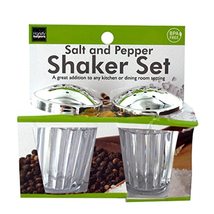 Kole Imports Crystal Look Salt &amp; Pepper Shaker Set, 2.75&quot;, Clear - $7.24