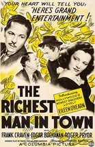 The Richest Man In Town - 1941 - Movie Poster - £7.98 GBP+