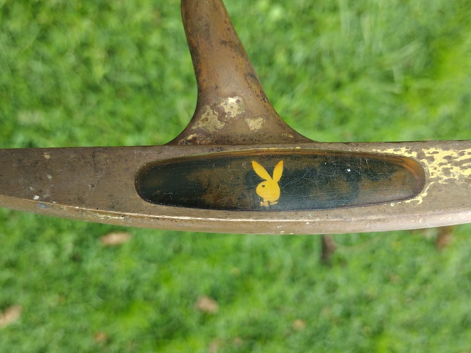 Vintage Playboy Bunny Logo Golf Club Gold Brass Center Shaft Collectable... - $49.99